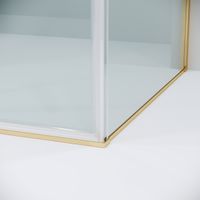 Боковая стенка Grossman Galaxy (90х195) золото сатин,стекло прозрачное, 1 место арт-200.K33.01.90.32.00 — фото 9, Боковые стенки