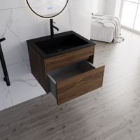 База под раковину Chiara 600 подвесная, 1 выкатной ящик soft-close, C.Oak арт-VMC-2C600CO — фото 7, Тумбы под раковину