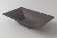 Раковина SIRIUS Nano Concrete 56,4 Х 35 2.02.017.44.4 — фото 1, Раковины накладные