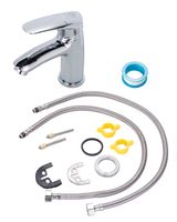 Orange Alfi M18-021cr смеситель для раковины однорычажный, хром — фото 4, Смесители для раковины