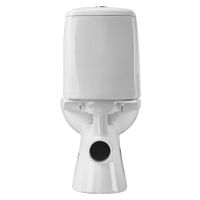 ЦЕЗАРЬ Унитаз-компакт, 2-режимная арматура (Oliveira), сиденье дюропласт Soft-close, Clip up (тонкое 1WH302415 — фото 4, Напольные унитазы