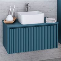 Тумба подвесная MONACO 70 /аквамарин/ AQUA DE MARCO 2070AQMON — фото 1, Тумбы под раковину