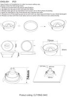 Декоративное кольцо внешнее арт-CLT RING 044C GO — фото 4, Подвесные светильники