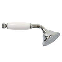 RICAMBI Ручной душ латунь, бел./хром (ERMITAGE, DALLAS, OXFORD, REVIVAL, PRINCETON, PRINCETON+, ARC 32167 — фото 1, Лейки для душа