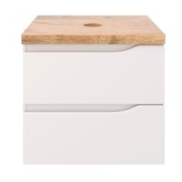 Тумба подвесная NORDIC 60 /левая/ со столешницей из массива 60 см под накладную раковину /AQUA DE MARCO 5060CNOR060/H/L — фото 6, Тумбы под раковину