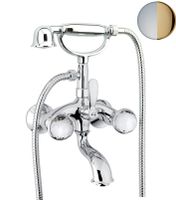 Смеситель для ванны Fiore XT SKY (SWAROVSKI®) , хром/золото арт-17CO0610 — фото 1, Смеситель для ванны