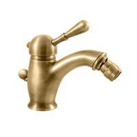 Смеситель Labe для биде с донным клапаном метал. высота 140 мм, бронзовый, арт-L445.5SM — фото 1, Смесители для биде