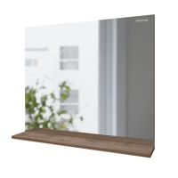 Зеркало "ТЕНЗА-85 см" с полкой веллингтон 208501 — фото 1, Зеркала в ванную комнату