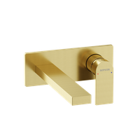 Смеситель для раковины SANCOS Studio c внутренней частью, брашированное золото, PVD покрытие, арт. SC9017BG — фото 1, Смесители для раковины