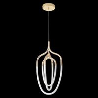 Светильник подвесной арт-PERA SP50W LED GOLD — фото 1, Подвесные светильники