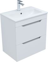 Тумба под раковину Aquanet Практика 60 белый глянец арт-00347963 — фото 3, Тумбы под раковину