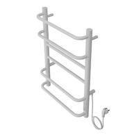 Полотенцесушитель электрический AZARIO MILAN 400/600 6 секций, диммер справа, белый арт-AZ90846W — фото 2, Электрические полотенцесушители