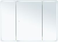 Зеркальный шкаф Aquanet Оптима 110 с LED подсветкой арт-00341428 — фото 4, Зеркальные шкафы в ванную