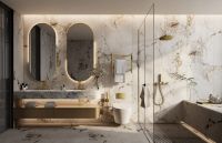 Полотенцесушитель электрический 475*474 c терморегуляторм, цвет: золото шлифованное. арт-AQM3124BG — фото 3, Электрические полотенцесушители