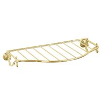 BELLA Полка-решетка 55 см. для консоли подвесной 24.155, золото 20726 — фото 1, Полки для ванной и душа