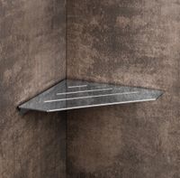 Душевая полка COLOMBO DESIGN ANGOLARI B9655 угловая цвет хром — фото 1, Полки