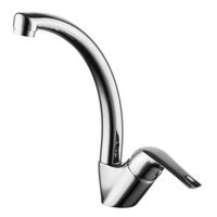 Смеситель для кухни Azario поворотный излив, керамический картридж арт-AZ-HU245902 — фото 2, Смесители для кухни