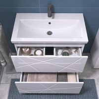 Тумба под раковину VIGO Geometry 80 напольная белый арт-025 — фото 4, Тумбы под раковину