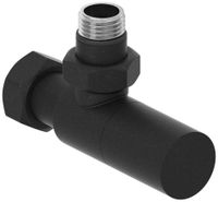 Вентиль Вентиль Сунержа угловой цилиндр (G 1/2" НР х G 3/4" НГ) Тёмный титан муар 15-1400-1234 — фото 3, Комплектующие для полотенцесушителей