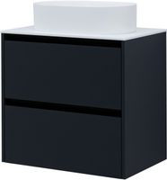 Тумба под раковину Allen Brau Activity 70 1.34003.AM антрацит матовый/черный браш — фото 1, Тумбы под раковину