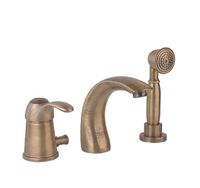 Смеситель на борт ванны Fiore JAFAR 47ZZ5105, бронза — фото 1, Смесители на борт ванны