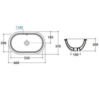 Раковина GLOBO FORTY3 под столешницу без отверстий цвет белый арт-SC043BI — фото 3, Раковины накладные
