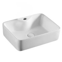 Раковина Azario 49х38х13, накладная, белая (AZ-4569A) арт-AZ-4569-A — фото 3, Раковины накладные