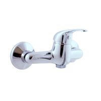 SA001.5 SAZAVA - смеситель настенный, без излива, (серия 55; 56; 57; 01), ХРОМ — фото 1, Смесители для раковины