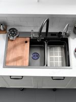 Мойка кухонная многофункциональная "" арт-CASCADE-2 — фото 1, Кухонные мойки