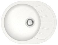 Кухонная мойка AZARIO Light 575х440х215) искусственный мрамор, цвет Белый арт-CS00079917 — фото 3, Кухонные мойки