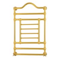 EDWARD Полотенцесушитель электрический, h920/1070х600/680 мм. SX(включение слева), золото 20313 — фото 1, Электрические полотенцесушители