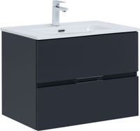 Товар: Тумба с раковиной Aquanet Алвита new 70 2 ящ. цв.антрацит 00306153 - фото 2 Тумба с раковиной Aquanet Алвита new 70 2 ящ. цв.антрацит 00306153 — фото 2, Тумбы с раковиной