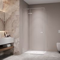 Душевой уголок RGW SV-030 100x100, квадратный, профиль хром, стекло прозрачное/8 мм, арт-353203000-11 — фото 2, Квадратные душевые уголки