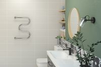 Полотенцесушитель водяной Стилье М-образный 600х400 резьба-сгон 1" Без покрытия арт-00004-6040 — фото 2, Водяные полотенцесушители