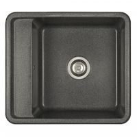 Мойка для кухни Беллис 57 570x510x250 мм, прямоуг., графит 1A724932BS210 — фото 1, Кухонные мойки