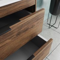 База под раковину Chiara 2D 800 подвесная, 2 выкатных ящика soft-close, С.Oak арт-VMC-2C2800CO — фото 9, Тумбы под раковину