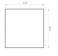 Накладка для вентилятора BETTOSERB, черное стекло 110150BG — фото 2, Вытяжные вентиляторы