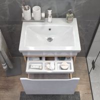 Тумба под раковину VIGO Grani 60 подвесная дуб золотой арт-057 дуб золотой — фото 3, Тумбы под раковину