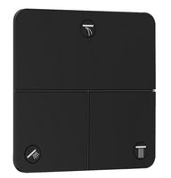 Вентиль, Hansgrohe, ShowerSelect Comfort Q, для 3 потребителей, тип вентиля-переключающий, тип установки-настенный встраиваемый, внутренняя часть-необходимо заказать, цвет-черный матовый арт-15587670 — фото 1, Комплектующие для душевого оборудования