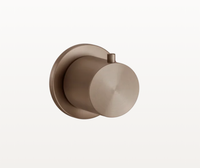 Запорный кран, Gessi, для термостатического смесителя высокой производительности, подключение на 3/4”, цвет-Copper Brushed PVD арт-54564.708 — фото 2, Краны