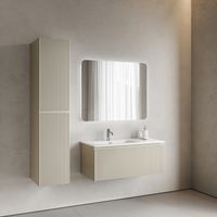 Тумба подвесная SANCOS Snob R 1.0 995х445х406, c одним ящиком оснащенным доводчиками, Beige Soft , арт. арт-SNR1.0100LCE — фото 7, Тумбы под раковину