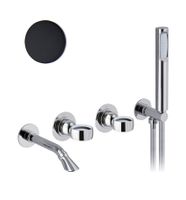 Смеситель для ванны Webert Opera , черный арт-OA860312560 — фото 1, Смеситель для ванны