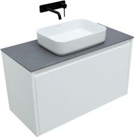 Тумба под раковину Allen Brau Fantasy 100 белый матовый арт-1.11004.WM — фото 7, Тумбы под раковину