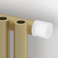 Отопительный радиатор Сунержа Эстет-0 EU50 правый 500х135 3 секции Матовая шампань арт-022-0321-5003 — фото 2, Радиаторы отопления