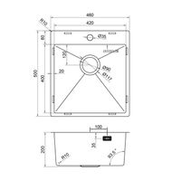 Товар: Кухонная мойка Reflexion Iseo RX2250GD брашированное золото - фото 239 Кухонная мойка Reflexion Iseo RX2250GD брашированное золото — фото 239, Кухонные мойки