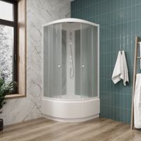 Ограждение VIVA90B N душевое Ceruttispa без поддона (90x90x195) — фото 147, Прямоугольные душевые уголки