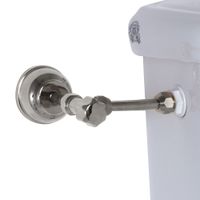 RICAMBI Подводка для бачка WC с запорным краном, хром 20518 — фото 1, Комплектующие для туалета