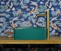 Товар: Раковина чаша Bronze de Luxe Golden Meadow , зеленый арт-1063 - фото 4 Раковина чаша Bronze de Luxe Golden Meadow , зеленый арт-1063 — фото 4, Раковины накладные