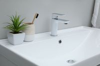 Товар: Раковина Aquanet Ирис 90 белая арт-00323883 - фото 10 Раковина Aquanet Ирис 90 белая арт-00323883 — фото 10, Раковины встраиваемые сверху