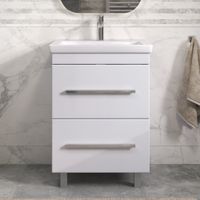 Тумба под раковину VIGO Land 60 напольная белый (019) — фото 2, Тумбы под раковину